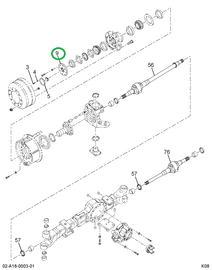 2593632C1 FLANGE FRT WHL DR