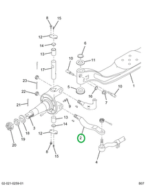 2593769C1 Arm, Steering Tie Rod 02agn