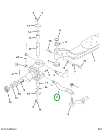 2593770C1 Arm, Tie Rod Right Hand