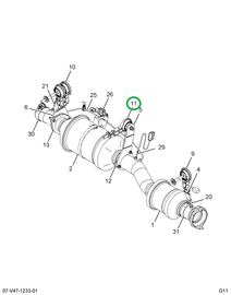 2593980C91 BRACKET ISOLATOR ASSY