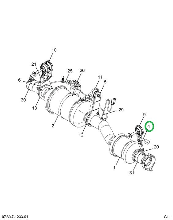 2593987C1 SUPPORT HANGER DOC INLET HH
