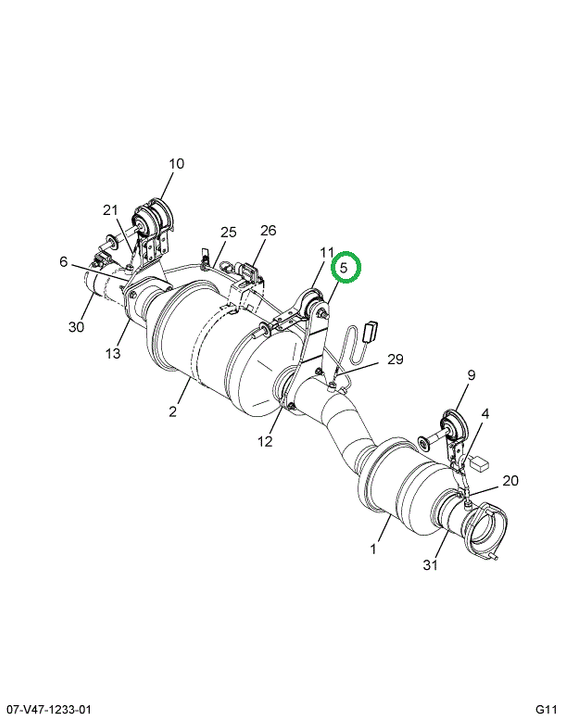 2594001C1 SUPPORT BDY SIDE HANGER FEMALE