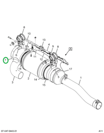 2594130C1 STRAP HVUC DOC/DPF MOUNTING