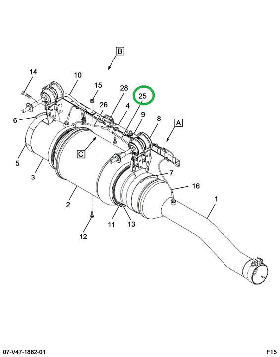 2594134C91 TUBE HV PRESS LINE ASSY