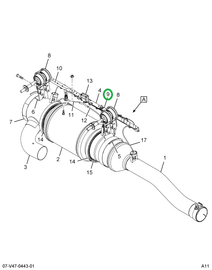 2594138C1 BRACKET HANGER RR