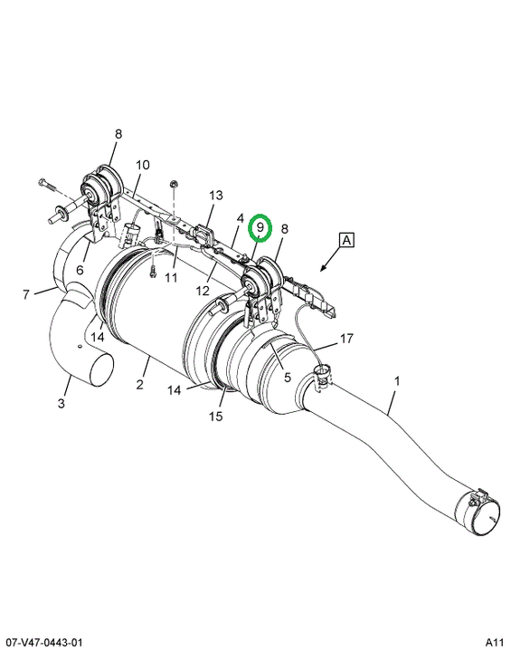 2594138C1 BRACKET HANGER RR