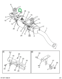 2594177C91 BRACKET BDE & BDP REAR HANGER