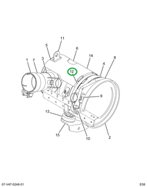 2594444C1 STRAP DOC HEAT SHIELD