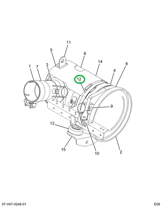 2594444C1 STRAP DOC HEAT SHIELD