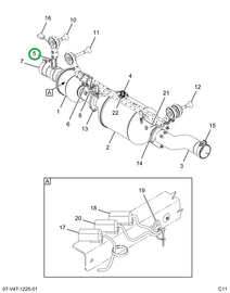 2594560C1 BRACKET HANGER #1 CE BUS