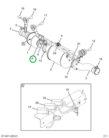 2594561C1 BRACKET HANGER #2 CE BUS