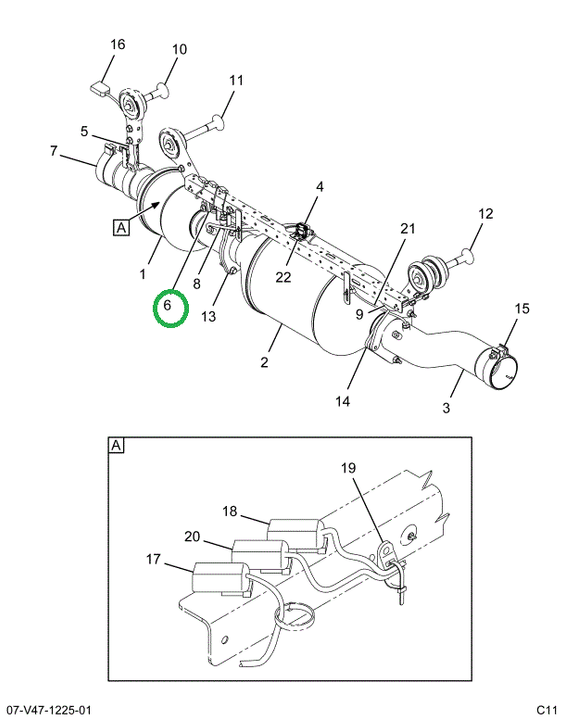 2594561C1 BRACKET HANGER #2 CE BUS