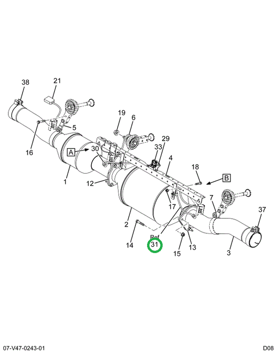 2594583C91 TUBE ASSY PRESSURE