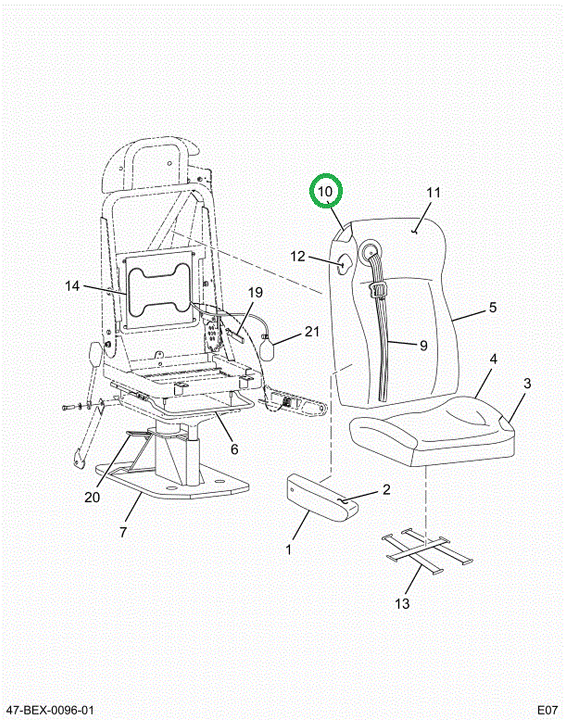 2594635C1 Pad, Back