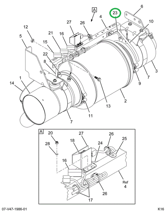 2594836C91 TUBE ASSY PRESSURE RE BUS
