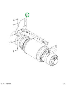 2594838C1 Bracket, Frame Rail