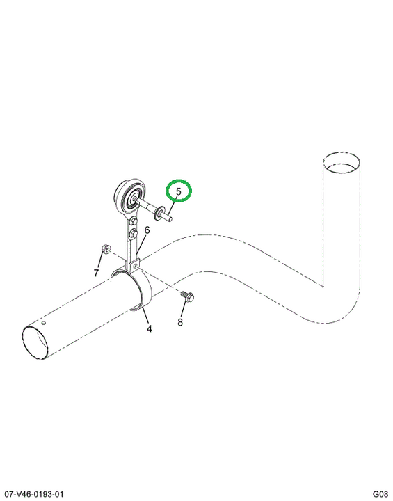 2595021C91 Support, Muffler
