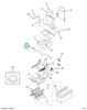 2595133C1 KNOB SEAT CUSH ADJ FRT AND RR