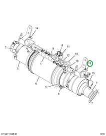 2595518C92 BRACKET W/SPACERS