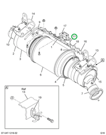 2595716C1 BRACKET DPFE MOUNTING