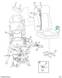 2595756C1 Upholstery Seat Cushion Driver