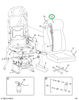 2595769C1 UPHOLSTERY  SEAT BACK DRIVER*