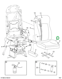 2595771C1 UPHOLSTERY  SEAT CUSHION DRIVE