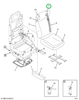 2595794C1 UPHOLSTERY  SEAT BACK DRIVER*