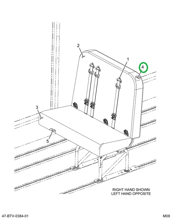 2596128C1 FOAM  SEAT BACK