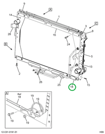 2596279C92 CHANNEL,RAD FRAME BOTTOM