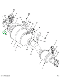 2596408C92 OUTLET ASSY FOR HH 10.5