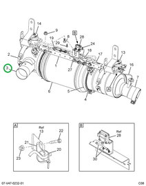2596443C91 CONVERTR,CONVERTER ASSY DPF OU