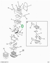 2596534C1 UPHOLSTERY  SEAT CUSHION DRIVE