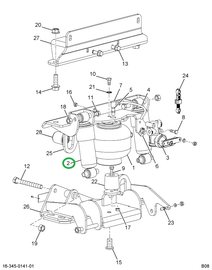 2597086C1 ABSORBER SHOCK CAB