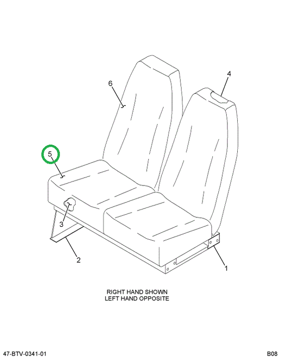 2597299C1 UPHOLSTERY  SEAT CUSH