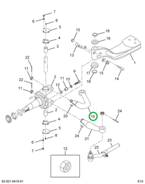 2597754C1 ARM STRG SINGLE LH W/KEYS