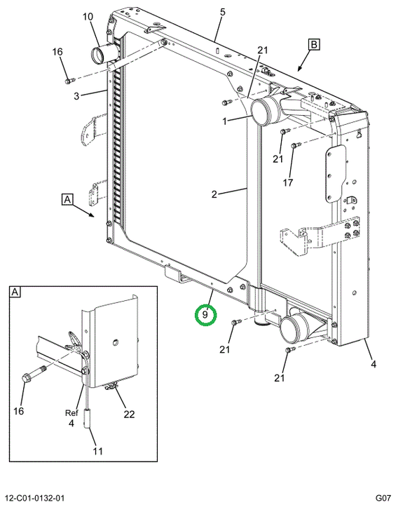 2597800C91 CHANNEL,FRAME ASSY,BOTTOM,CUMM