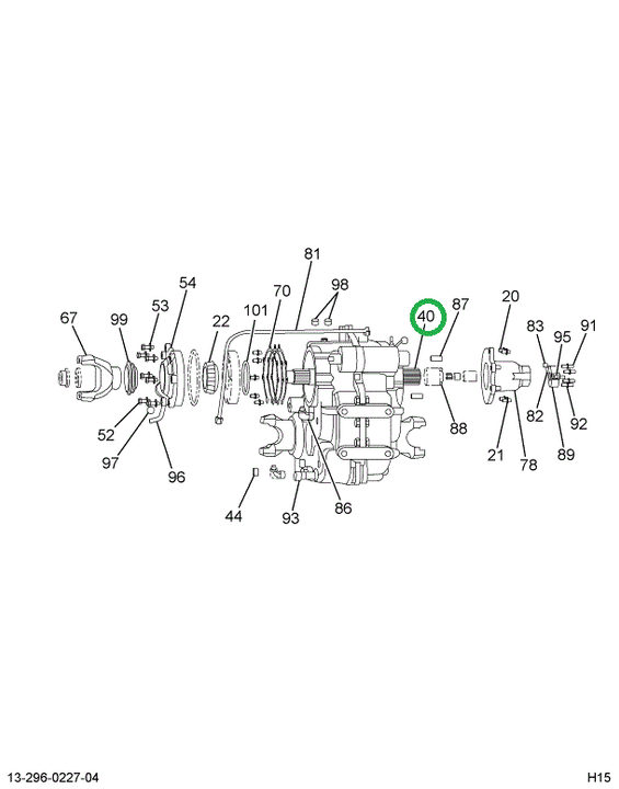 2597877C1 SHAFT INPUT