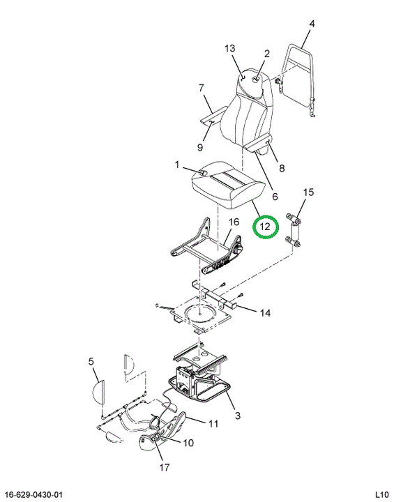 2597988C1 COVER SEAT CUSH