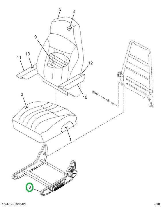 2598069C1 FRAME SEAT