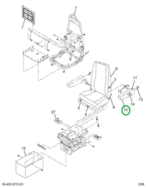 2598348C1 Armrest, Seat