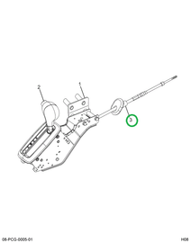 2599053C1 CABLE TRAN SHIFT SELECTOR 81