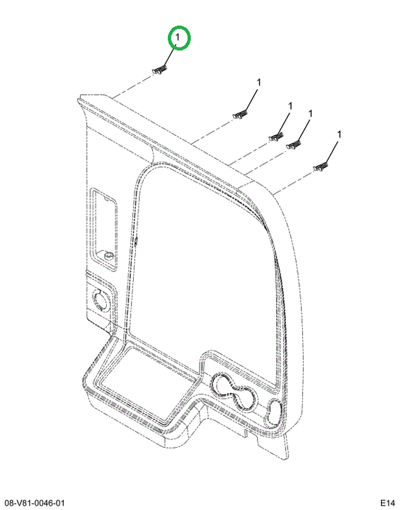 2599088C1 CLIP SPG RETAINER