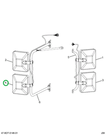 2599513C1 MIRROR HEAD CONVEX RH RMT/HTD