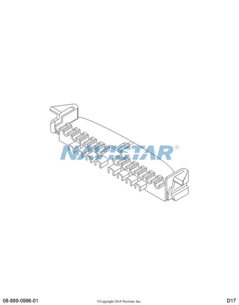 3535307C1 LOCK CONNECTOR BODY*38-WAY FEM