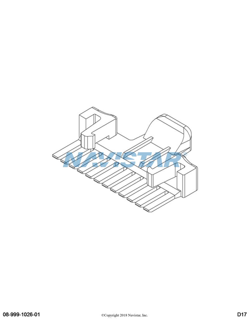 3539893C1 LOCK CONNECTOR BODY*24 POS DEL