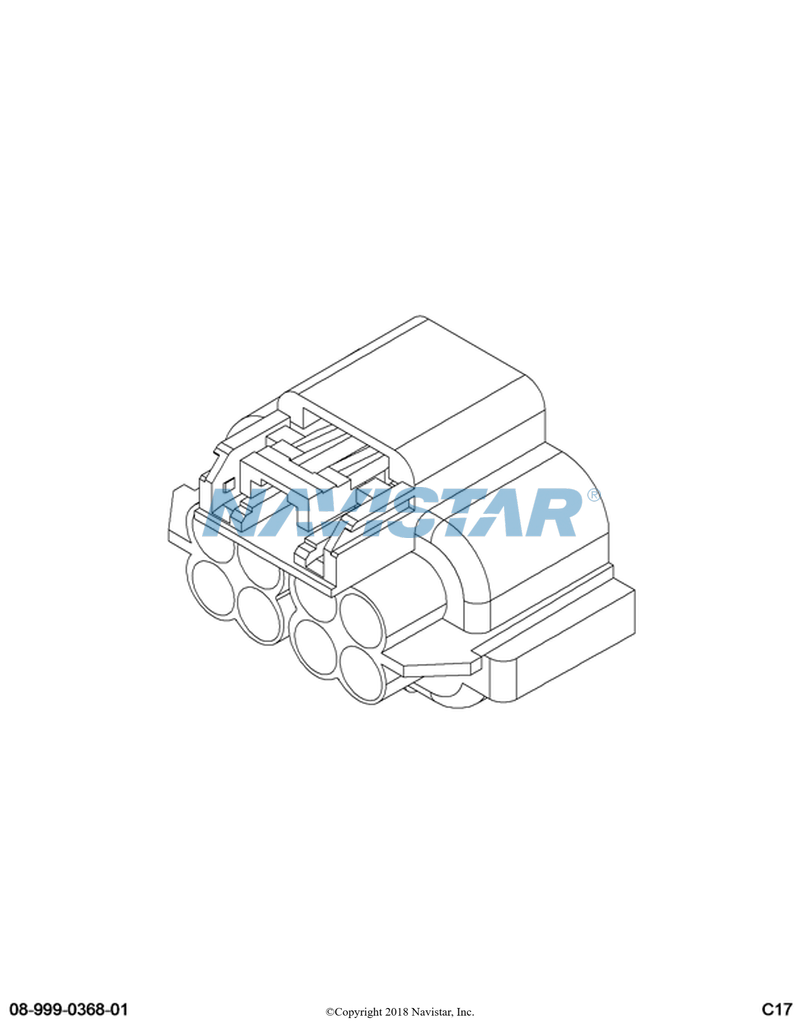 3548933C1 CONNECTR,CONNECTOR BODY*8 WAY