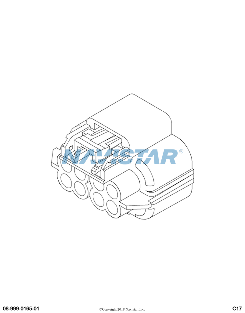 3548934C1 CONNECTR,CONNECTOR BODY*8 WAY