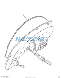 3554429C92 HOUSING INSTR CLUSTER  W/PRNDL