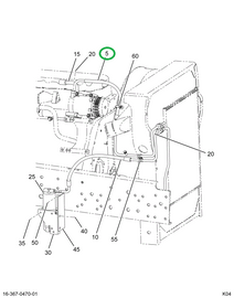 3582987C92 HOSE ASSY COMPR TO COND